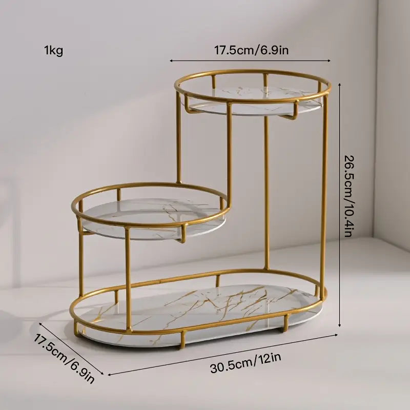 3-Tier makeup organizer
