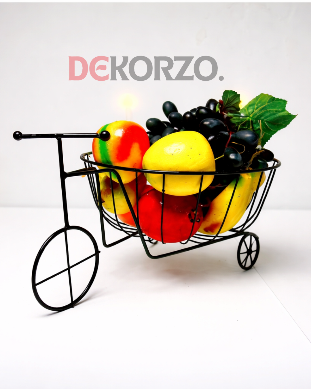 Metal Bicycle Type Fruit Basket