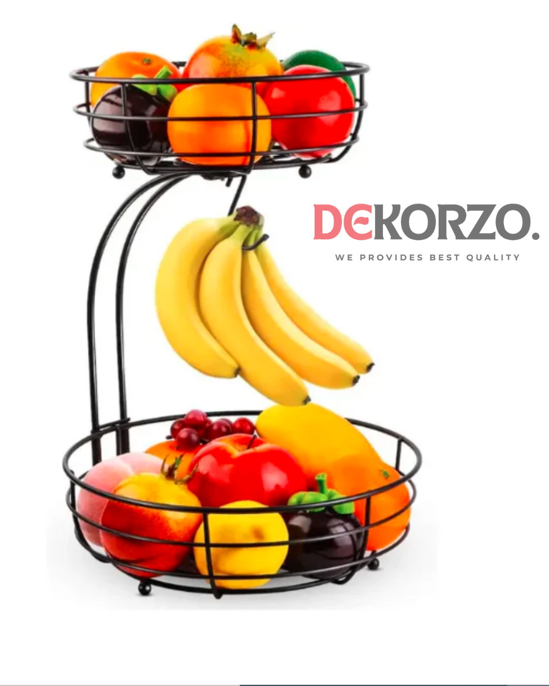 Fruit Basket Stand Fruit Holder for Kitchen