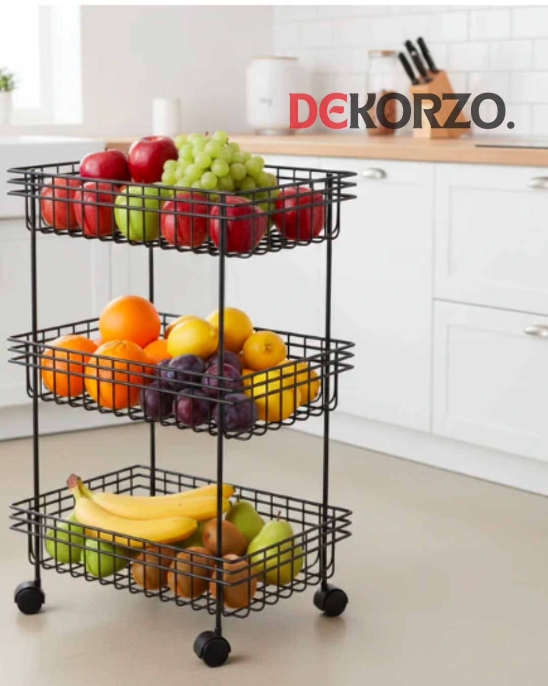 Multipurpose Fruits & Vegetable Stand/Kitchen Trolley