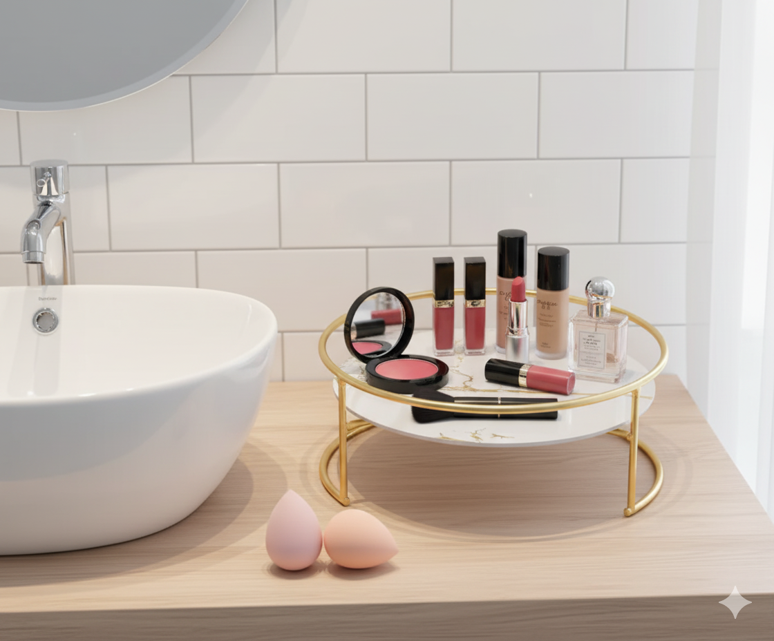 Makeup Organizer Tray For Cosmatics