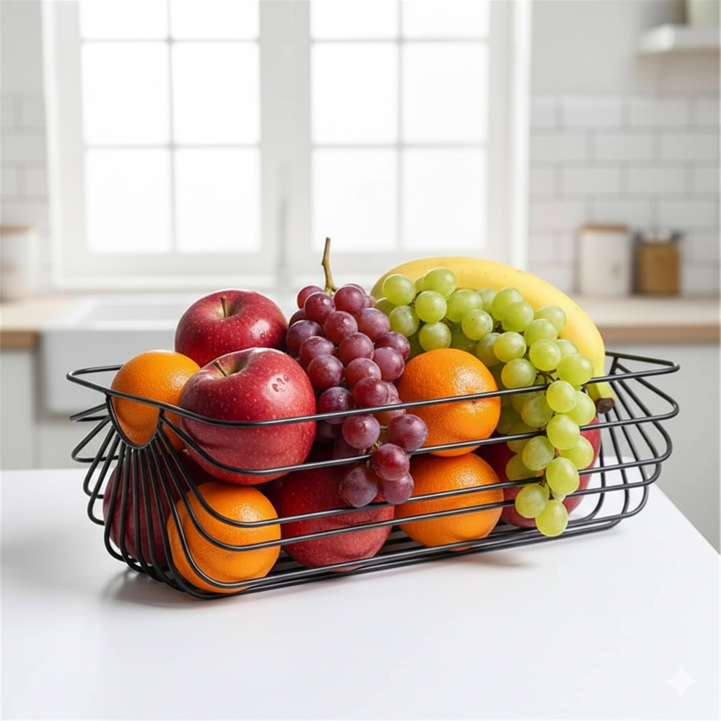 Fruit & Storage Basket / Modern Countertop Organize