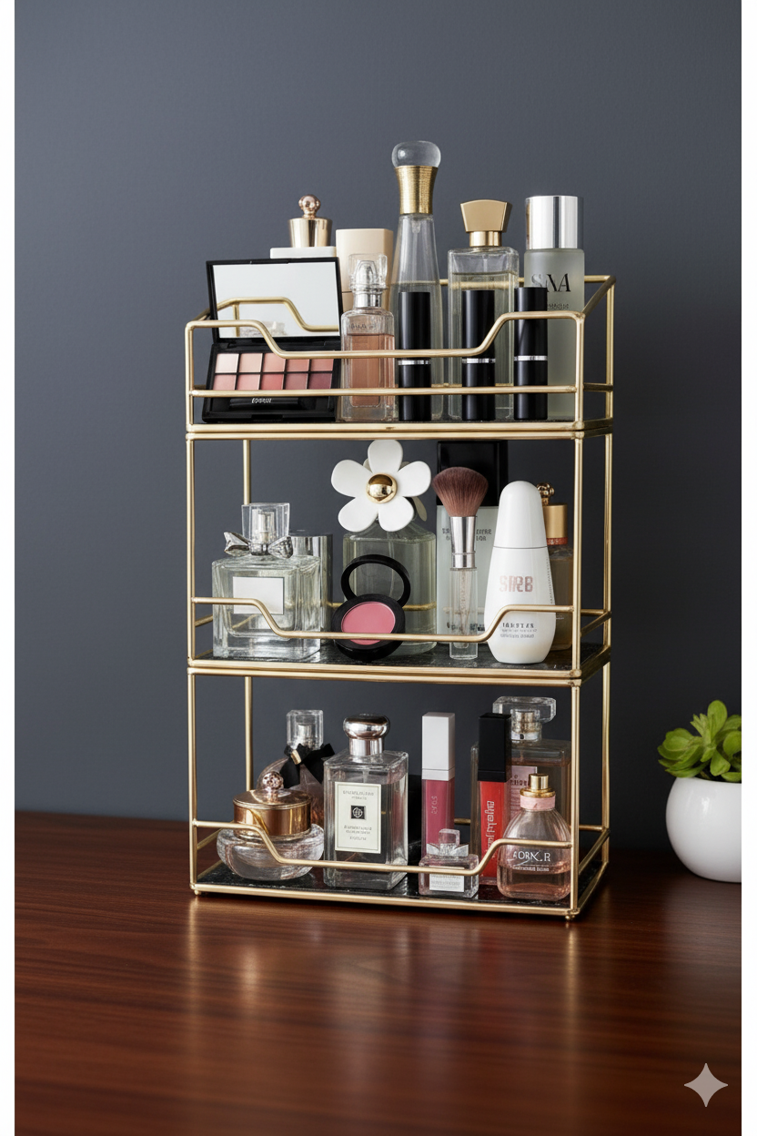 Dressing Table Bathroom Sink Item Storage Rack