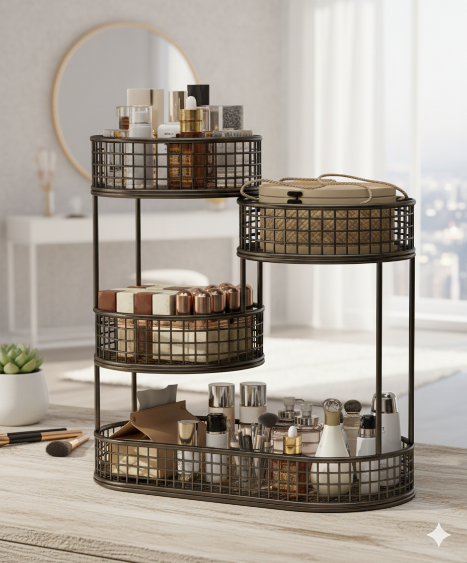 Fruit Basket Bowl Space Saver Stand