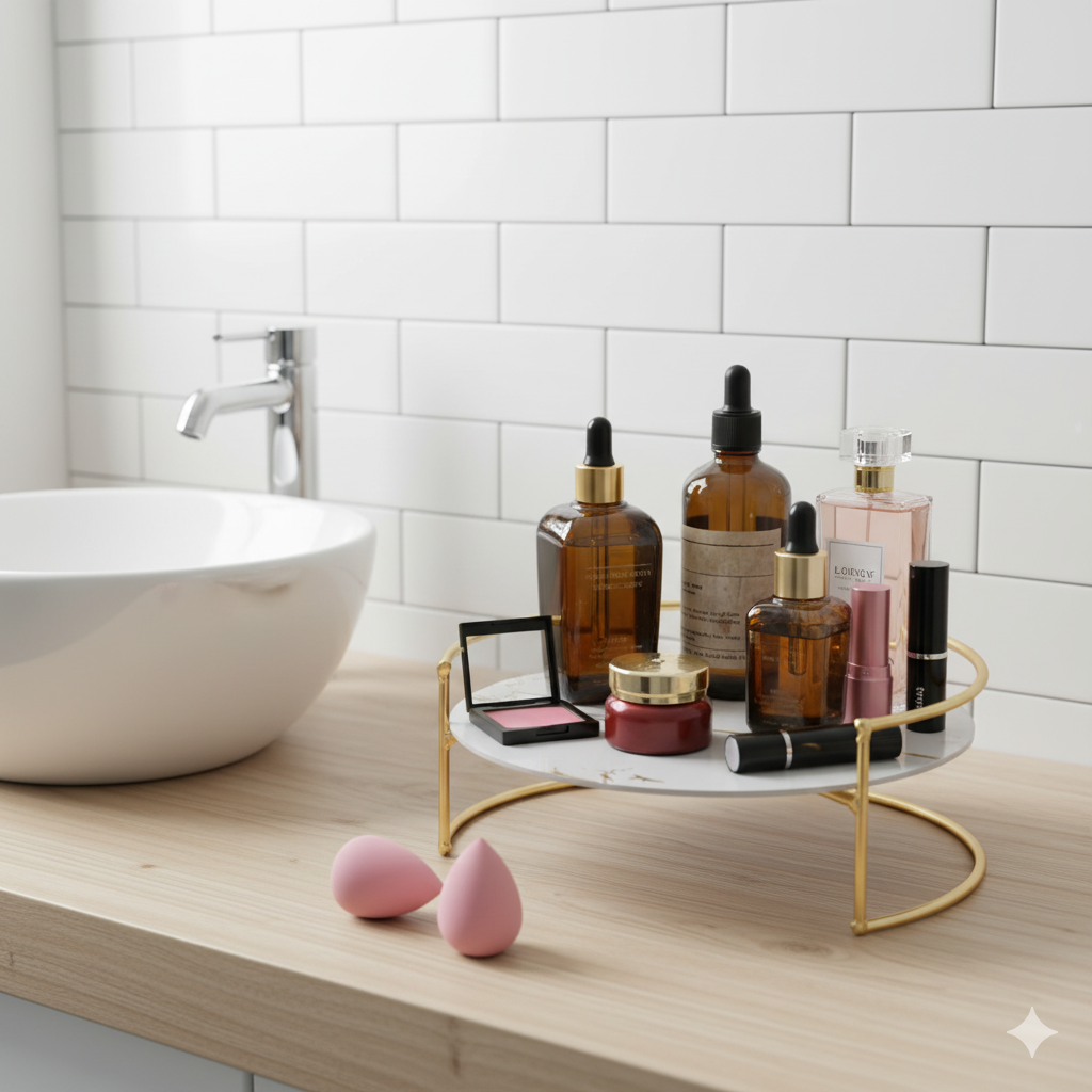 Makeup Organizer Tray For Cosmatics