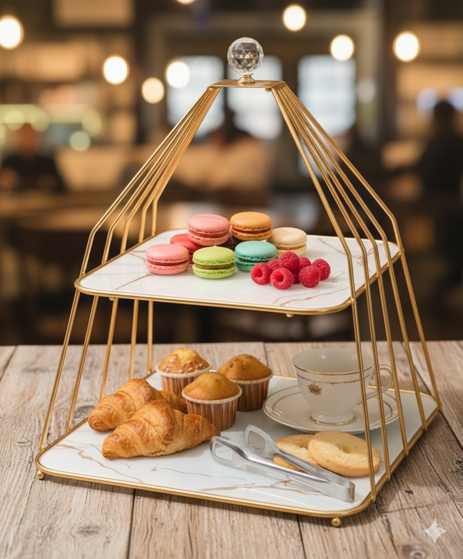 Multi-layered Iron Cake Stand Dessert Stand