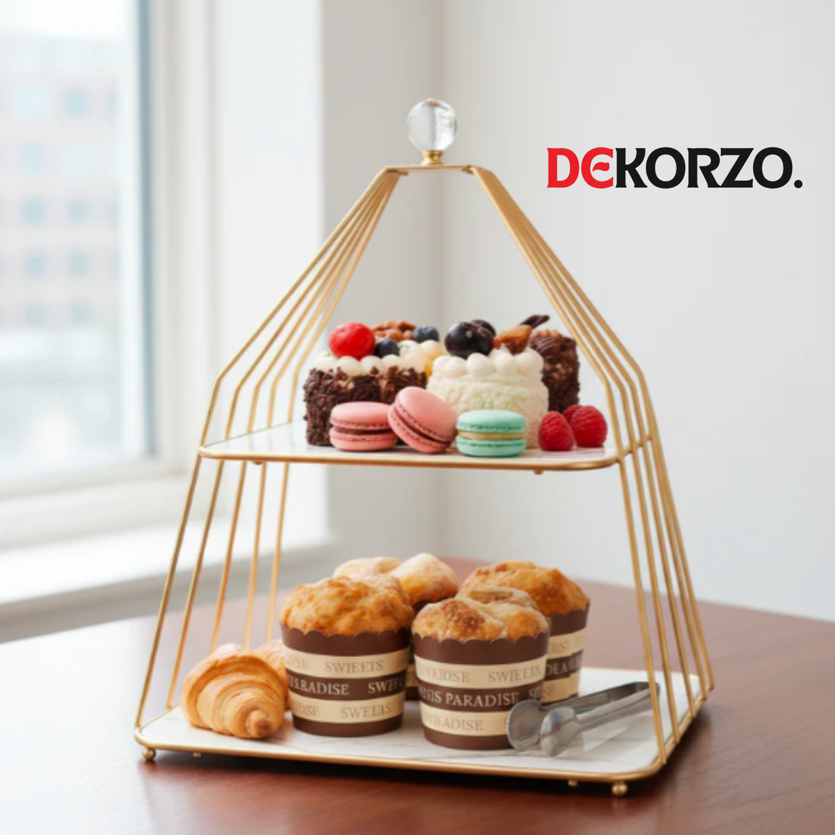 Multi-layered Iron Cake Stand Dessert Stand
