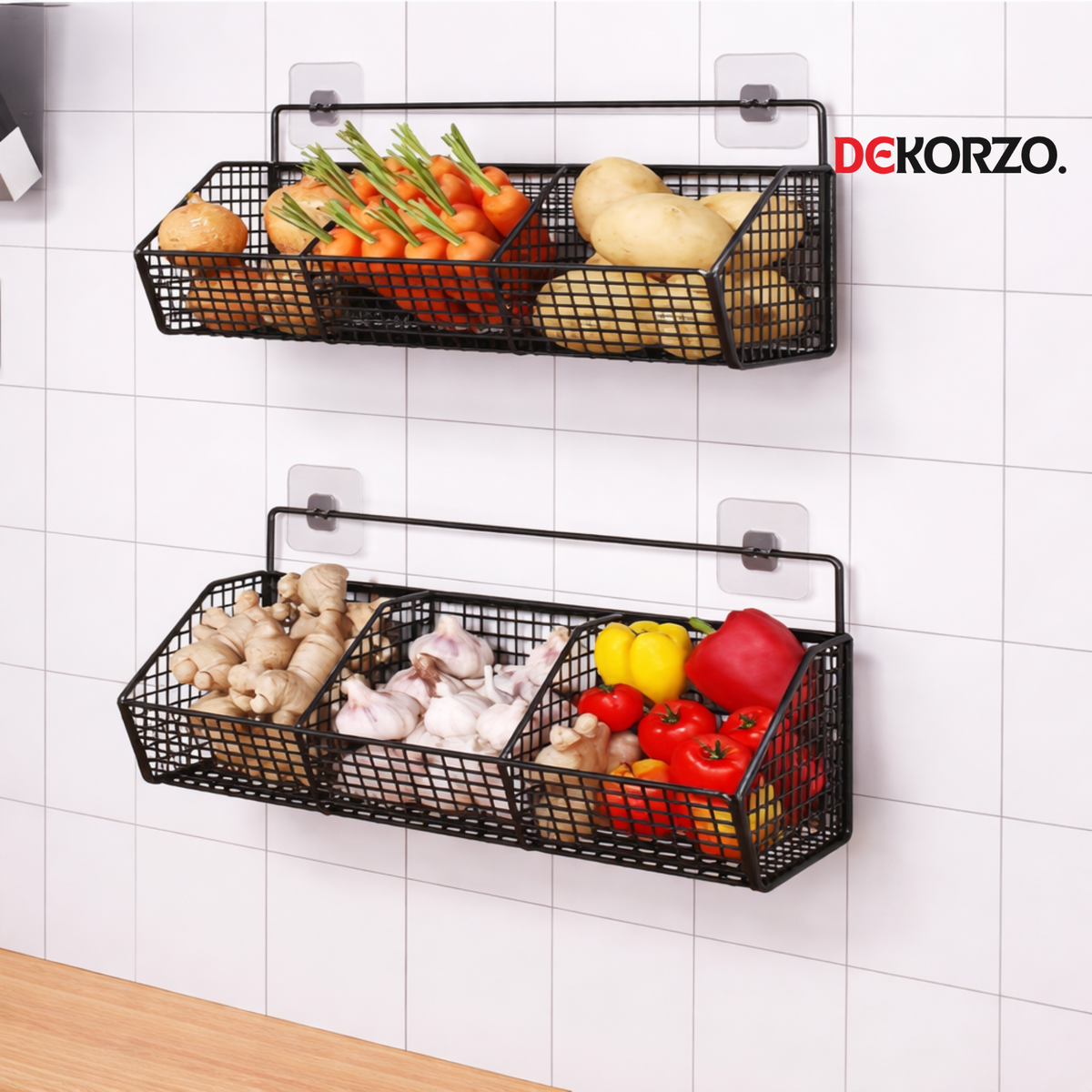 Multi-Purpose Metal Spice Basket for Home Kitchen Use