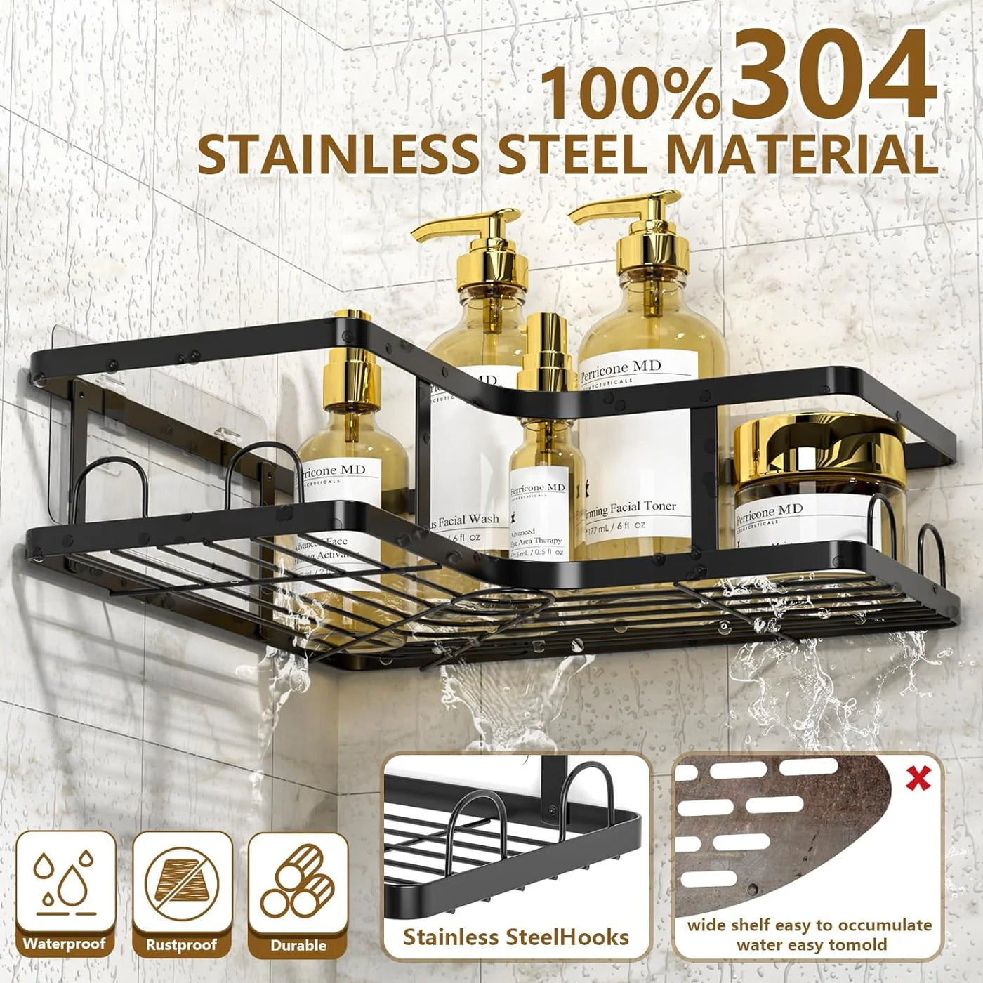 Multipurpose Wall Storage Racks pack of 5 – Dekorzo