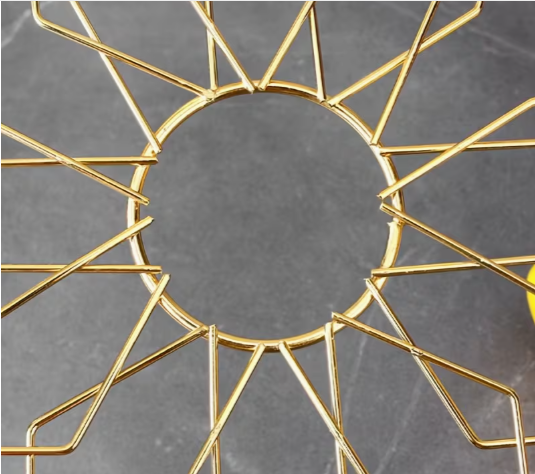 Luxury Golden Heat Resistant Pot Stand