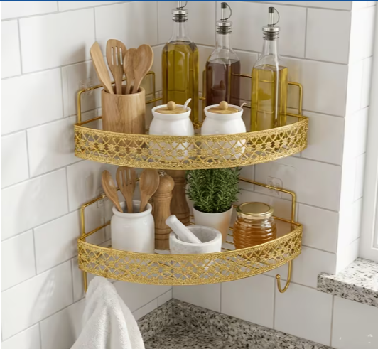 Luxury  Bathroom Corner Organizer Rack