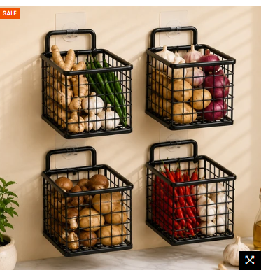 Round Wall Mounted Basket