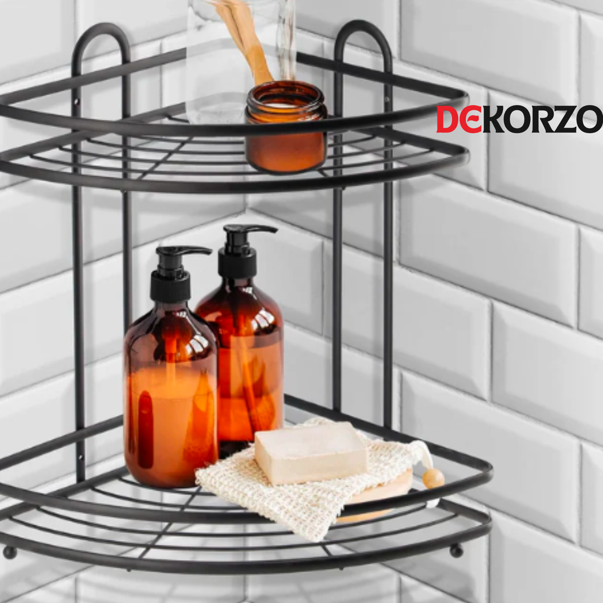 Steel Corner Shelf Bathroom Shower Basket Shower Shelf