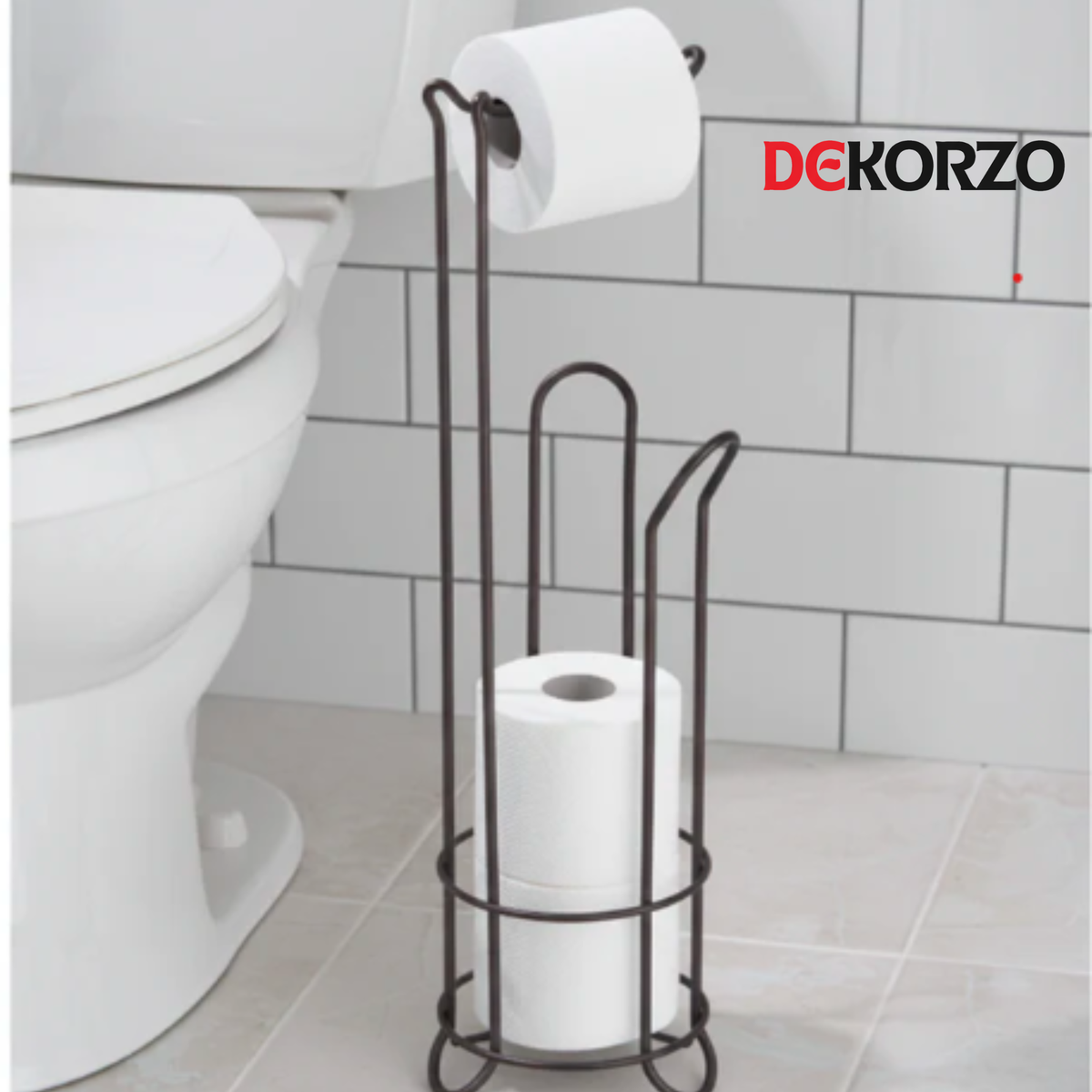 Toilet Paper Stand and Dispenser, Toilet Paper Roll Holder Stand