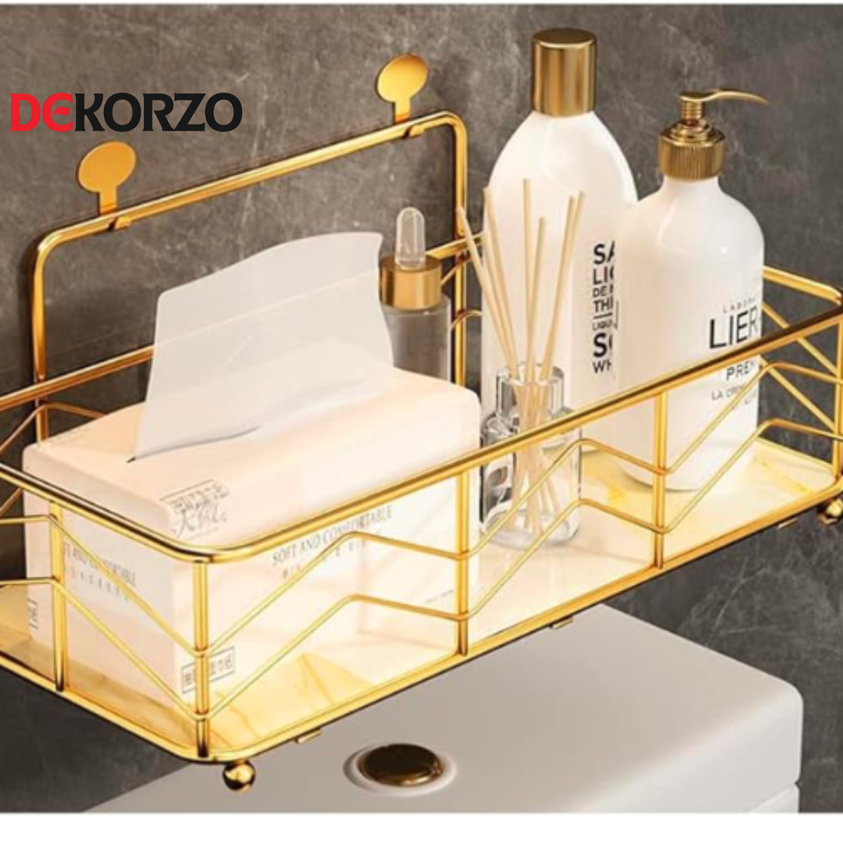 Wall Mounted Bathroom Wall Storage Rack