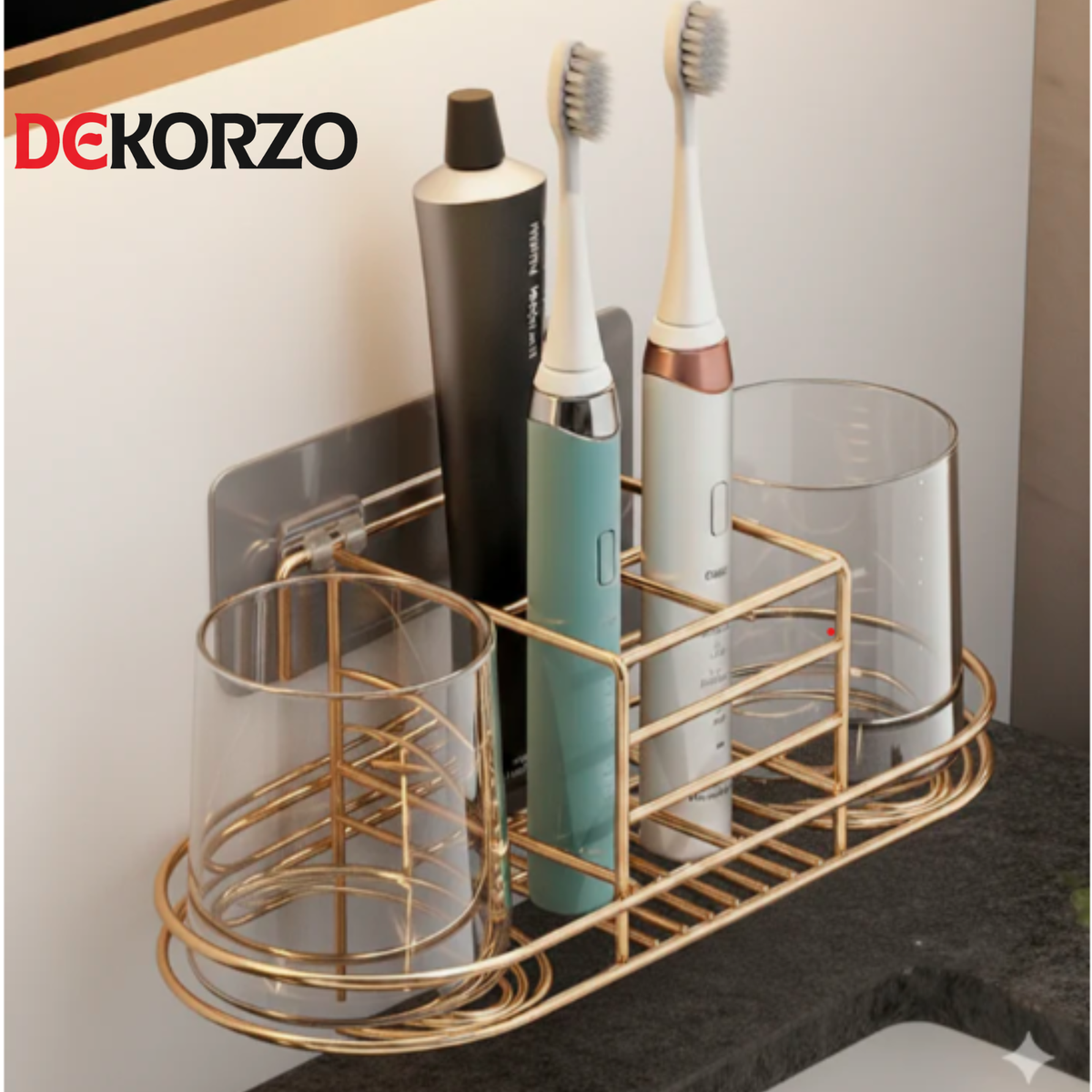 metal Bathroom Wall Shelf Shampoo Storage Rack