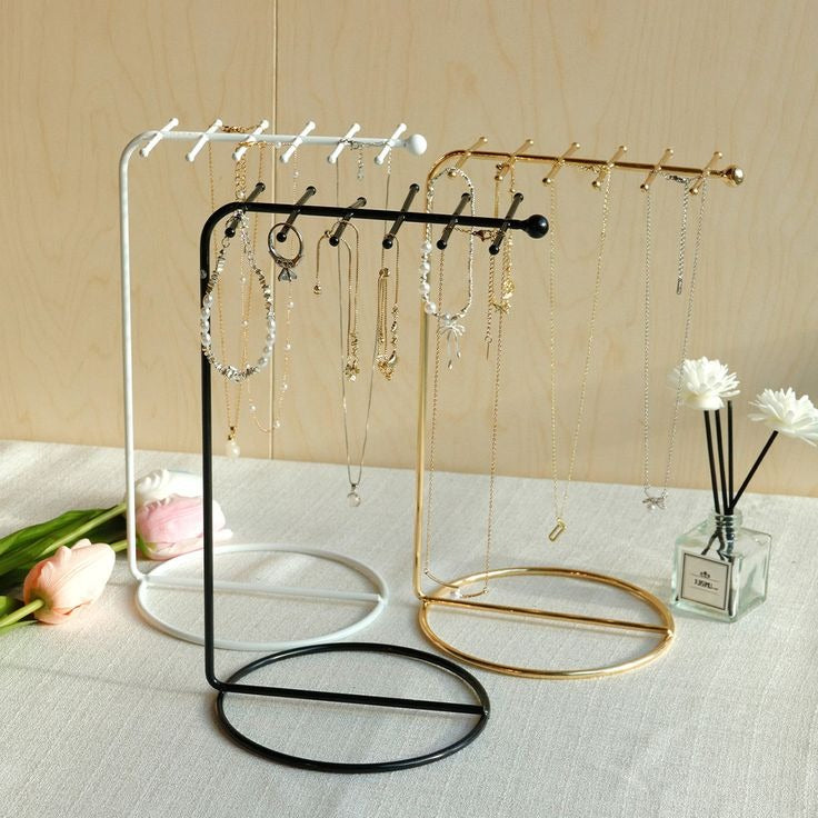Jewelry & Accessory Organizer Stand for Necklaces, Rings, and Watches