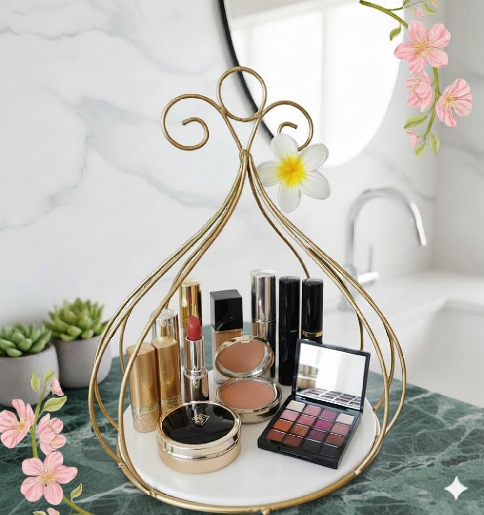 Golden Aura Luxury Perfume Organizer