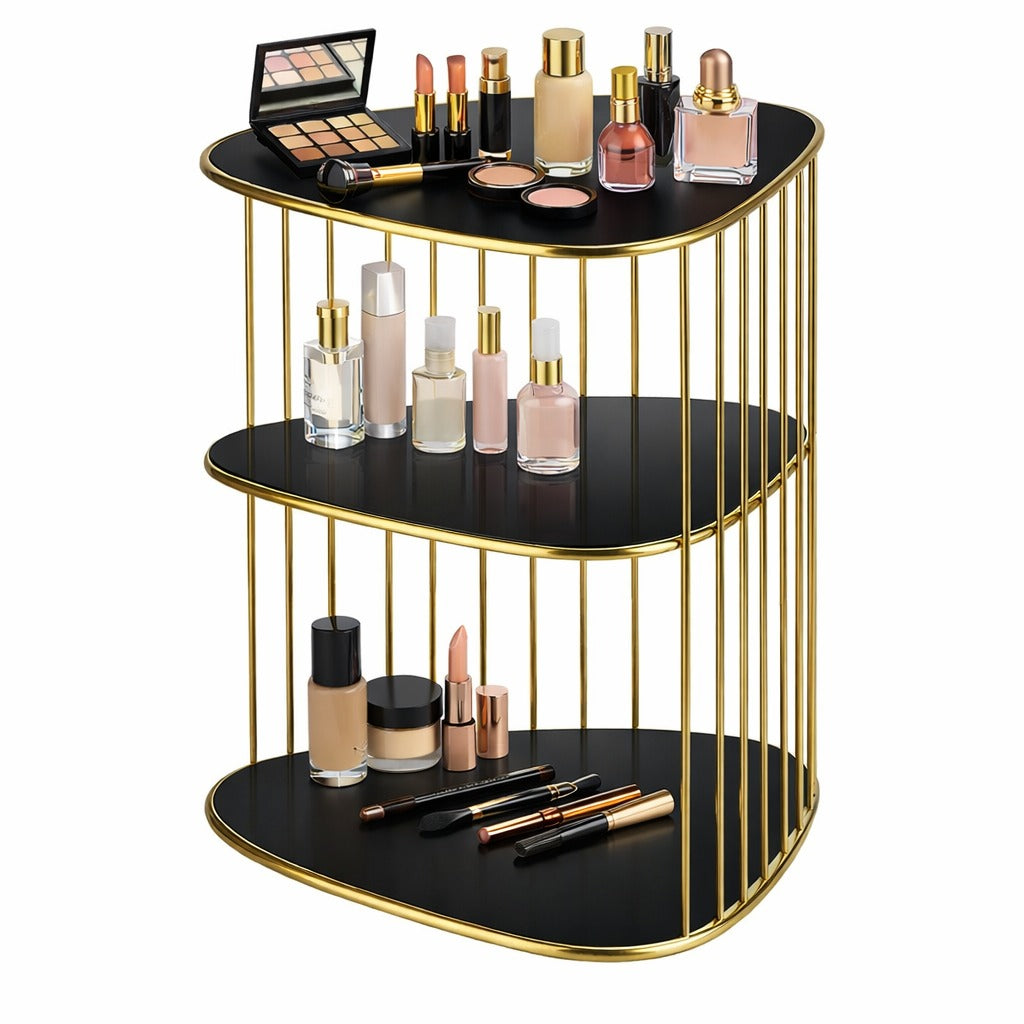 3-Tier Luxury Makeup Organizer Rack