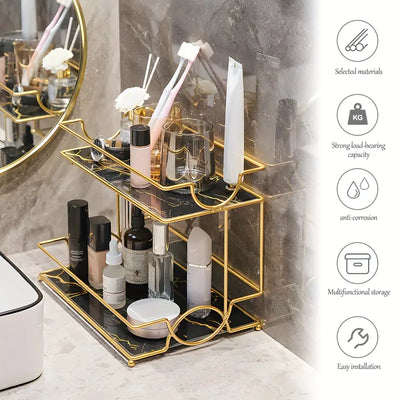 Storage Shelf Countertop Cosmetic Organizer