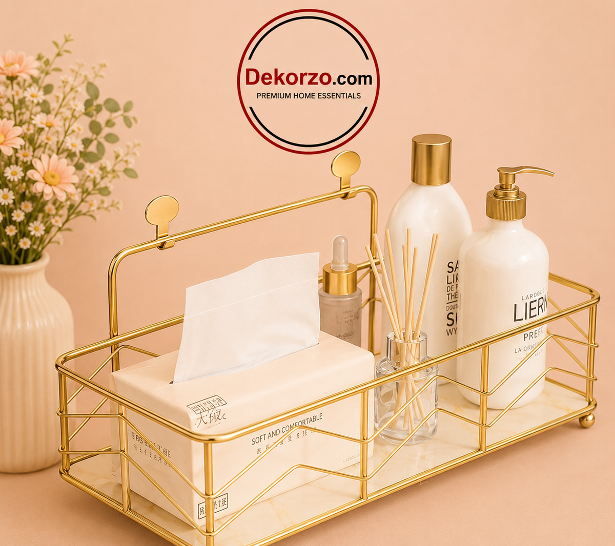 Wall Mounted Bathroom Wall Storage Rack