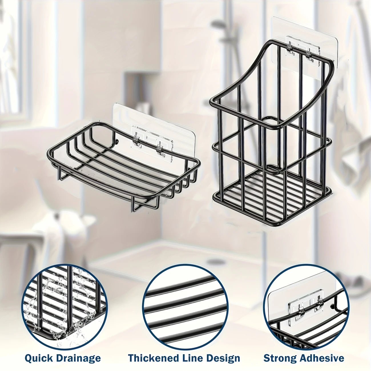 Stainless Steel Toothbrush Holder