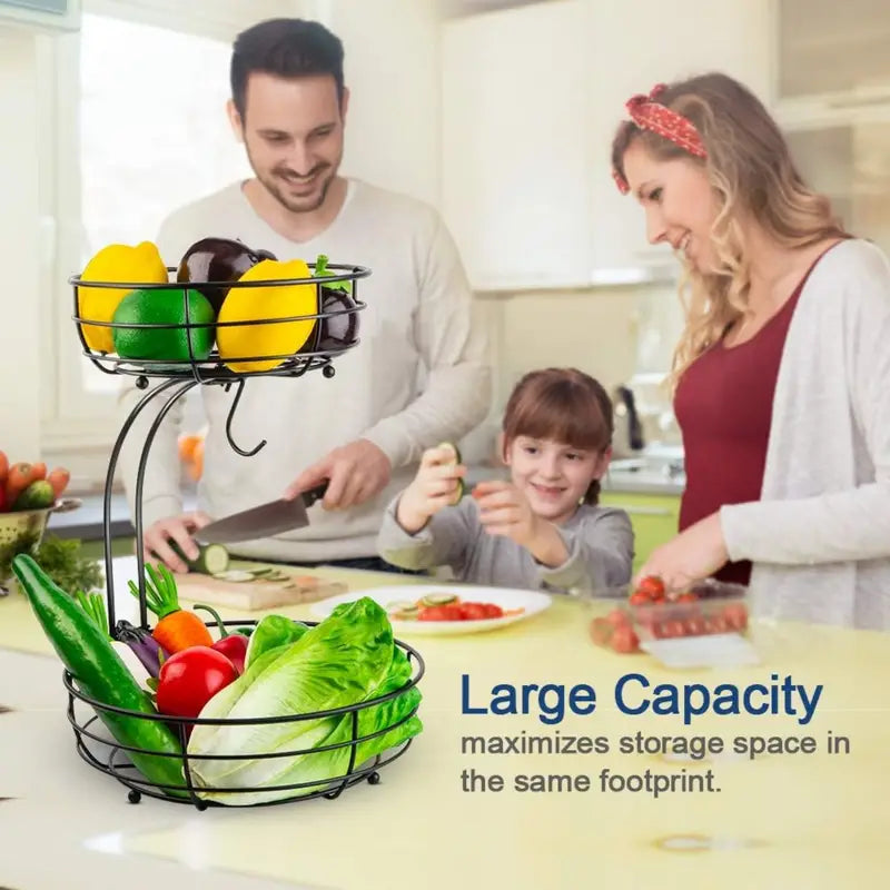 Fruit Basket Stand Fruit Holder for Kitchen Home Dining Table Living Room