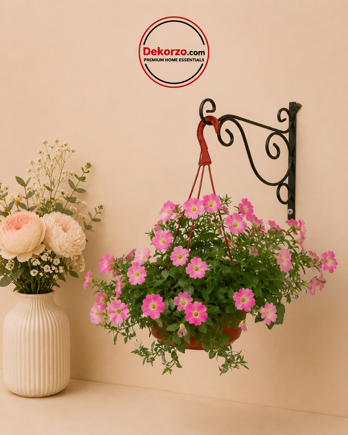 Iron Wall Hanging Stand For Plant
