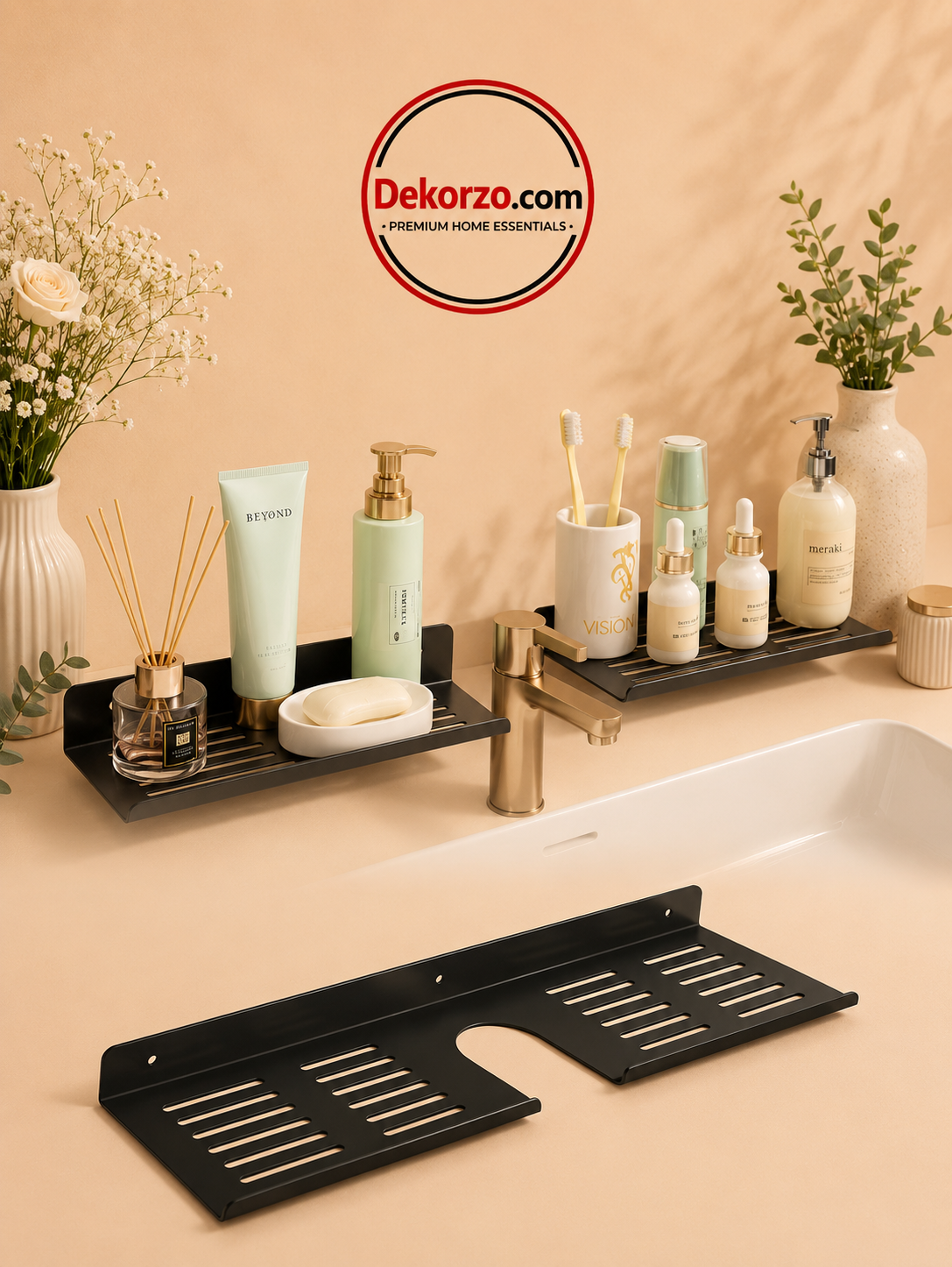 Stainless Steel Sink Storage Shelf