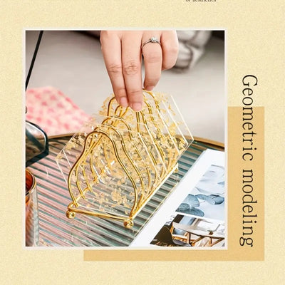 Geometric Multifunctional Shelf Kitchen Dining Plate Dish Rack