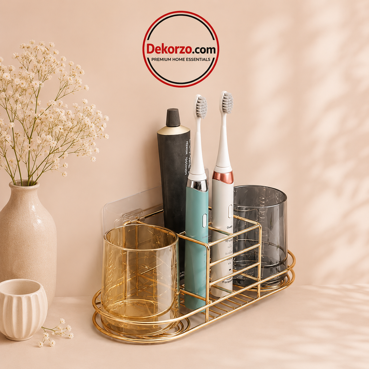 metal Bathroom Wall Shelf Shampoo Storage Rack