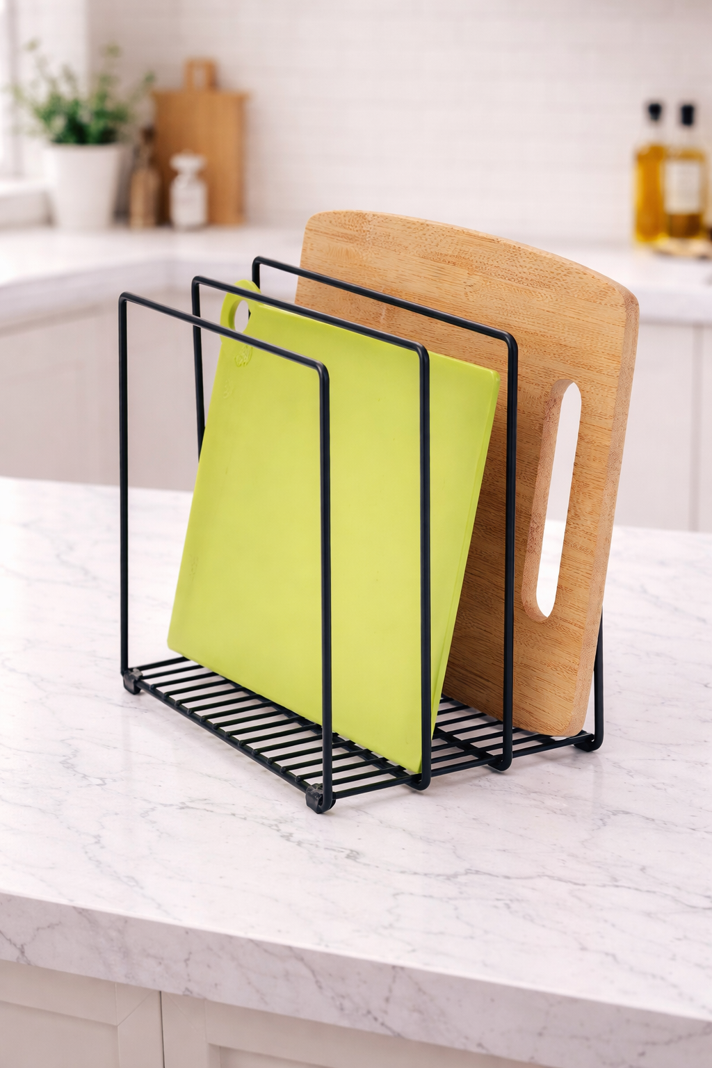 Multipurpose Cutting Board & Lid Organizer Rack