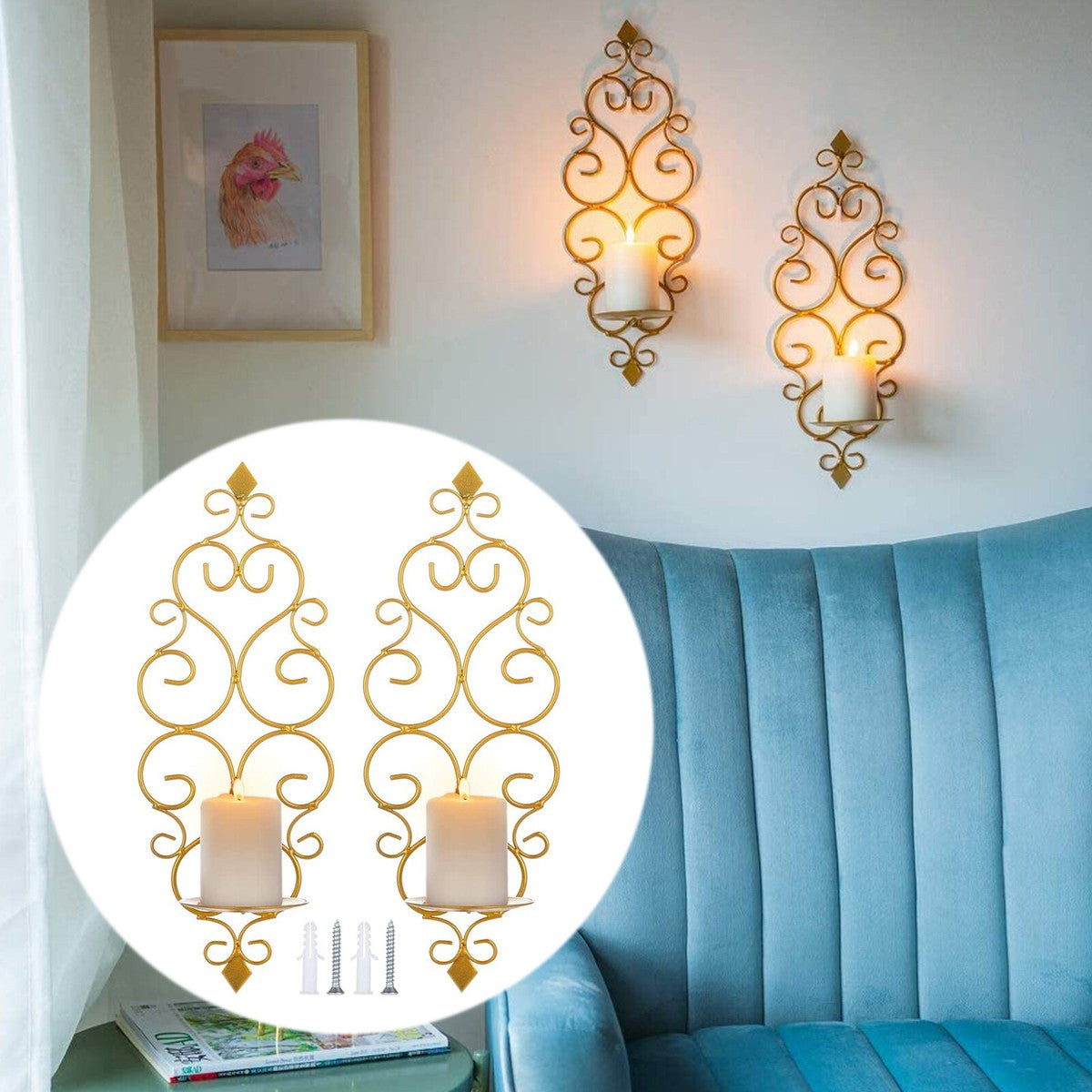 Wall Candle Holder Decorative