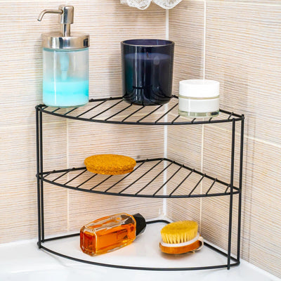 Kitchen Corner Shelf Metal Cabinet Stand