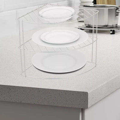 Kitchen Corner Shelf Metal Cabinet Stand